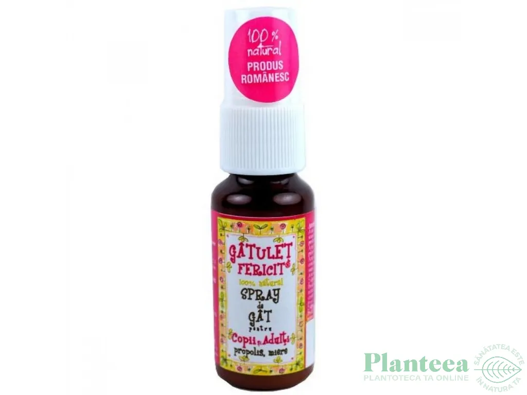 Spray Gatulet Fericit propolis miere copii 50ml - PRISACA