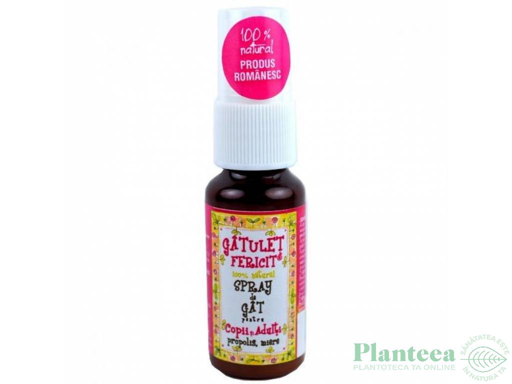 Spray propolis miere Gatulet Fericit 50ml - PRISACA