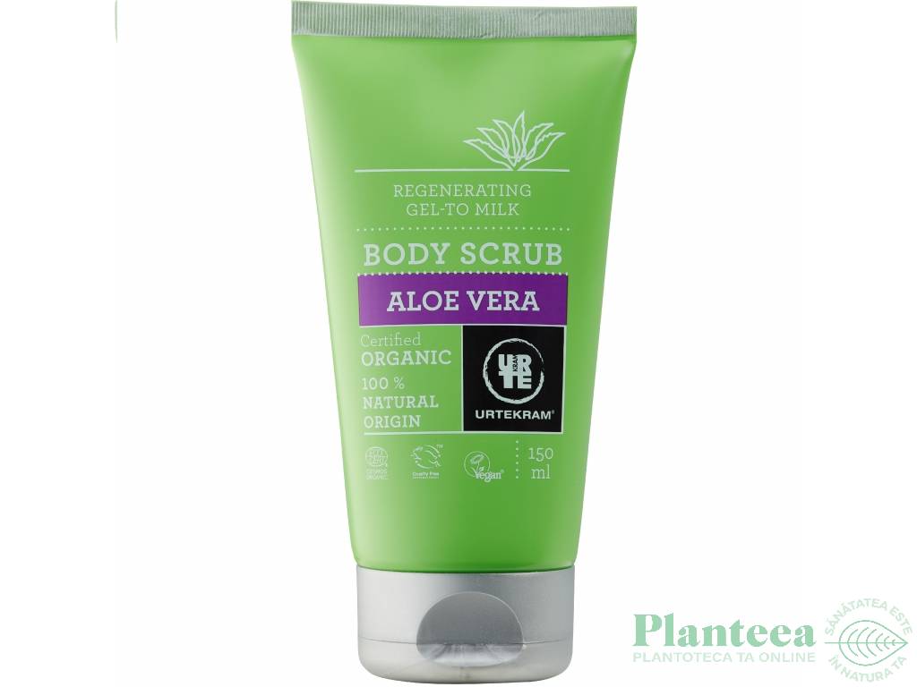 Scrub corp aloe vera portocala 150ml - URTEKRAM