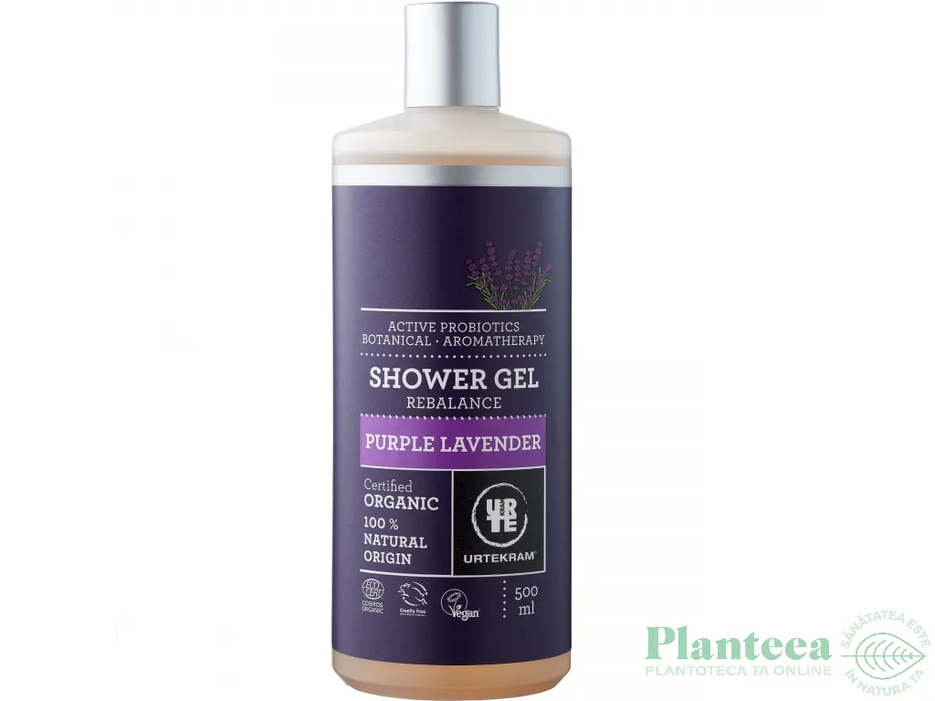 Gel dus aromoterapeutic lavanda probiotice 500ml - URTEKRAM