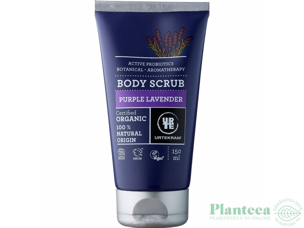 Scrub corp lavanda probiotice 150ml - URTEKRAM