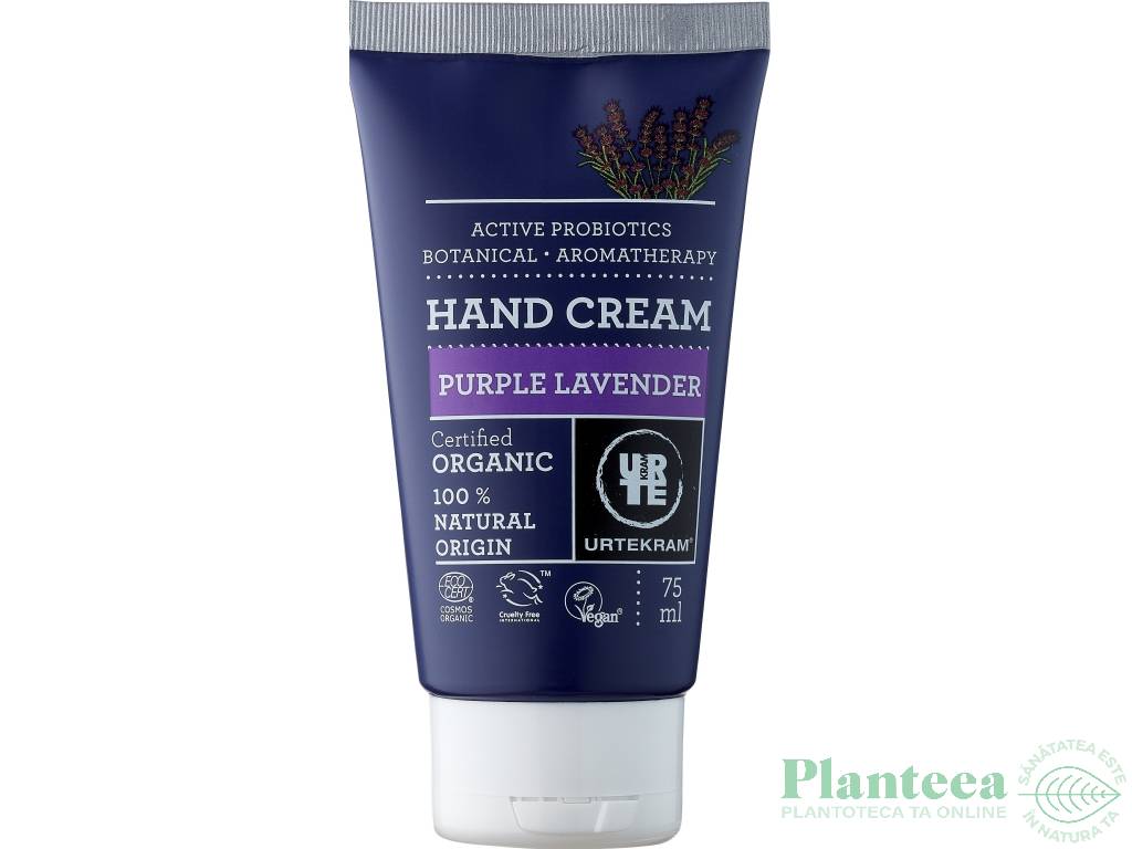 Crema maini hidratanta lavanda probiotice 75ml - URTEKRAM