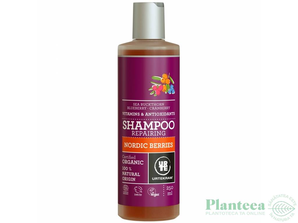 Sampon reparator fructe padure toate tipurile par 250ml - URTEKRAM