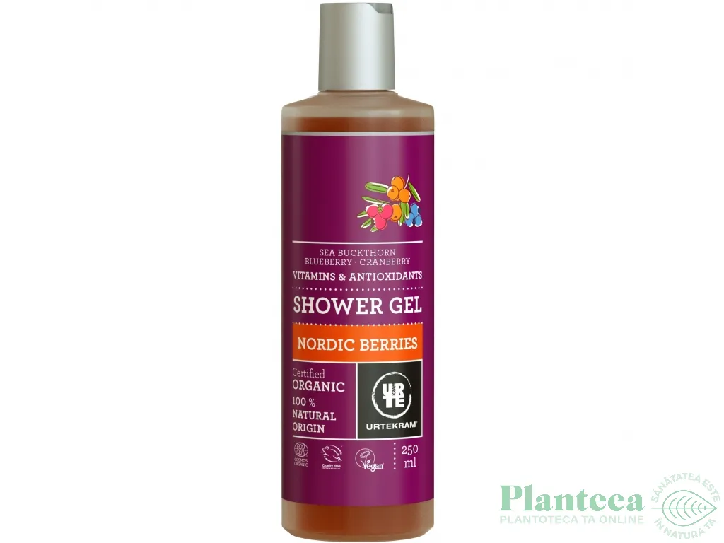 Gel dus vitaminizant fructe padure 250ml - URTEKRAM