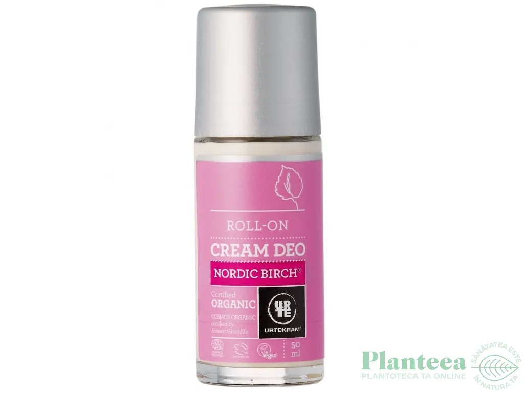 Deodorant roll on crema mesteacan nordic 50ml - URTEKRAM