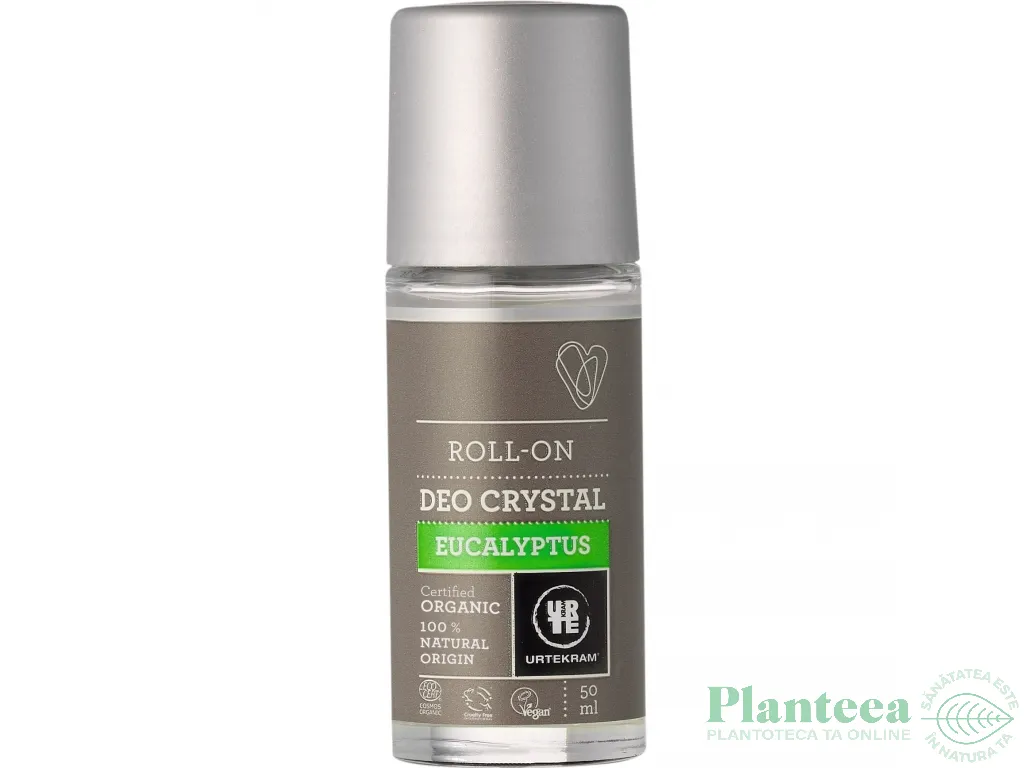Deodorant roll on alaun eucalipt 50ml - URTEKRAM