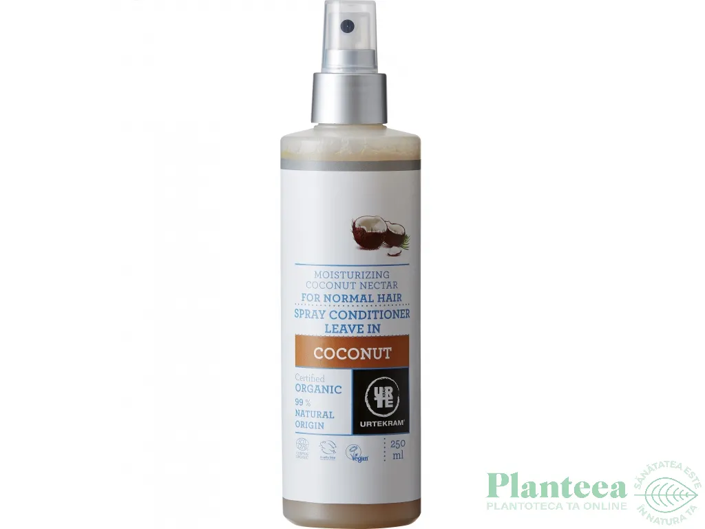 Balsam spray par fara clatire hidratant cocos 250ml - URTEKRAM