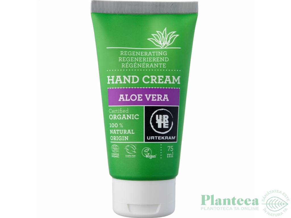 Crema maini regeneranta aloe vera 75ml - URTEKRAM