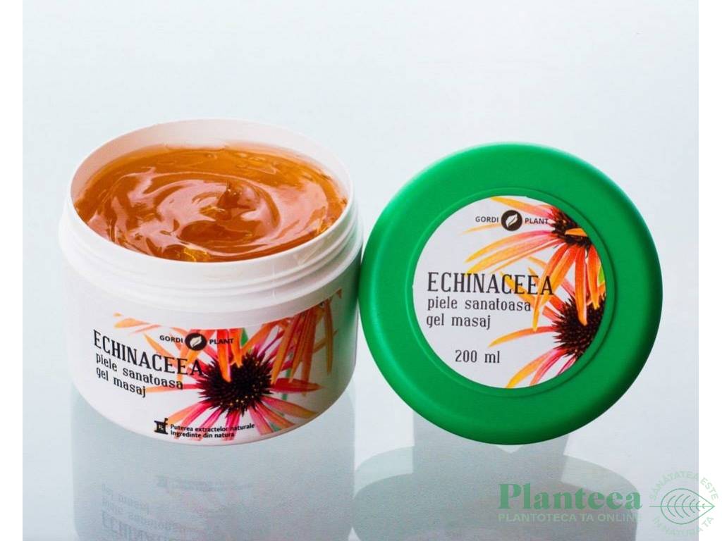 Gel masaj echinaceea 200ml - GORDI PLANT