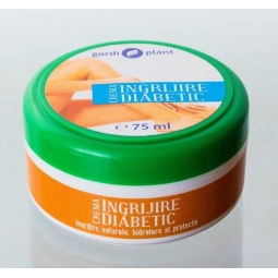 Crema ingrijire diabetic 75ml - GORDI PLANT