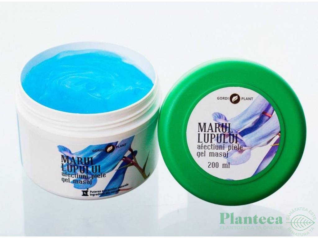 Gel masaj marul lupului 200ml - GORDI PLANT