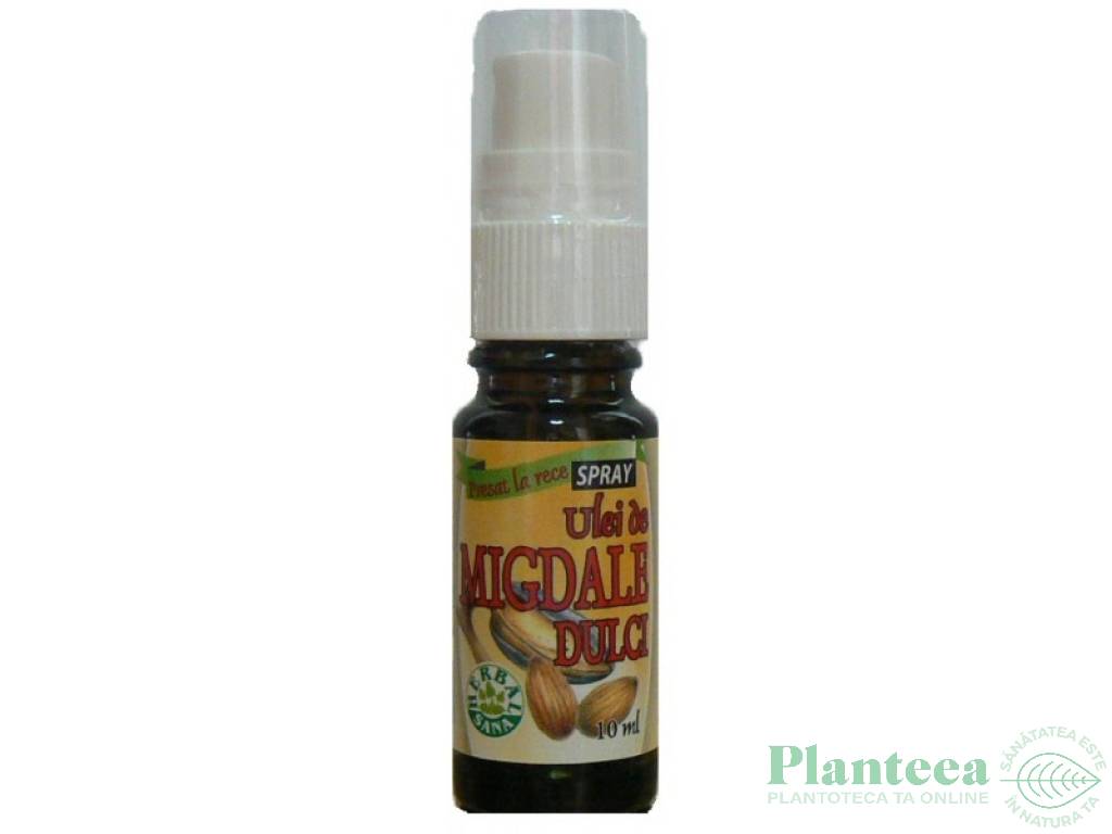 Ulei migdale dulci spray 10ml - HERBAL SANA