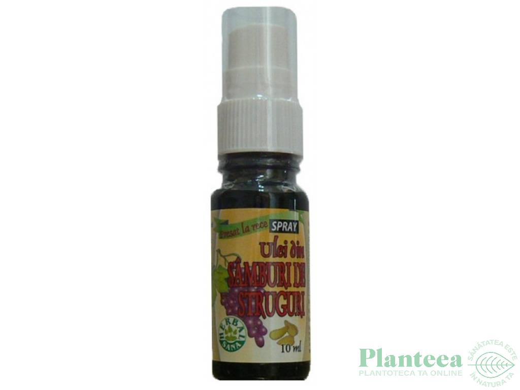 Ulei samburi struguri spray 10ml - HERBAL SANA