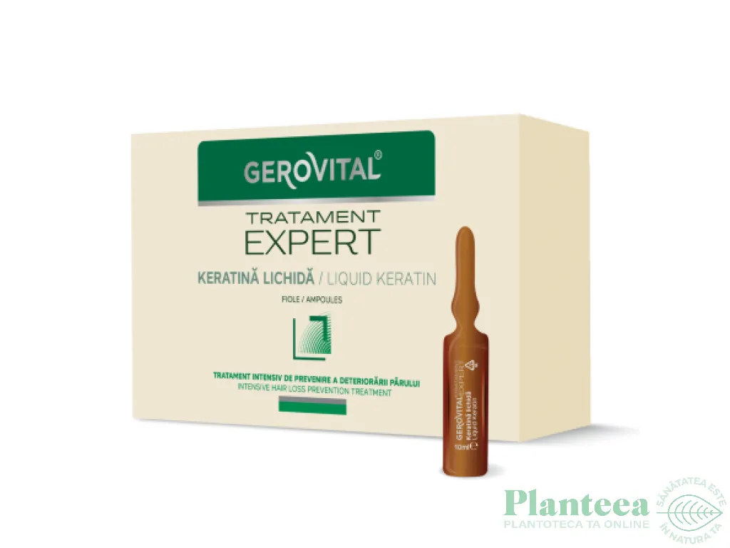 Fiole par cheratina lichida 10x10ml - GEROVITAL TRATAMENT EXPERT