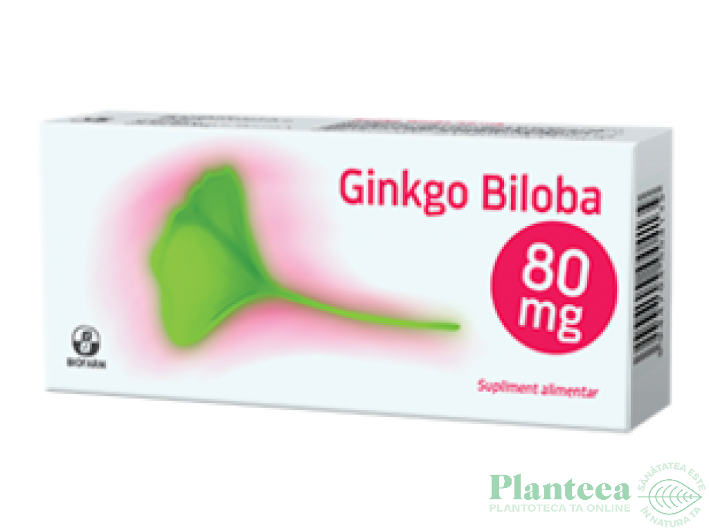 Ginkgo biloba 80mg 30cp - BIOFARM