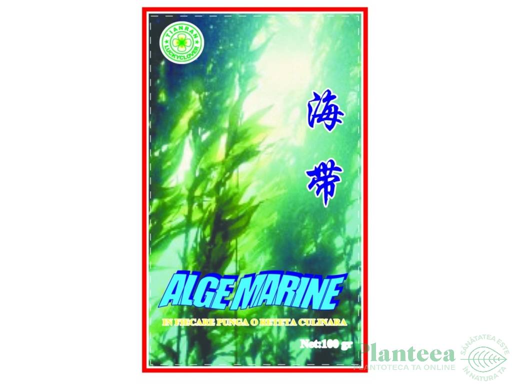 Alge marine uscate 100g - TIANRAN