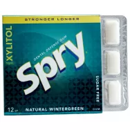 Guma mestecat xylitol wintergreen Stronger Longer 12b - SPRY