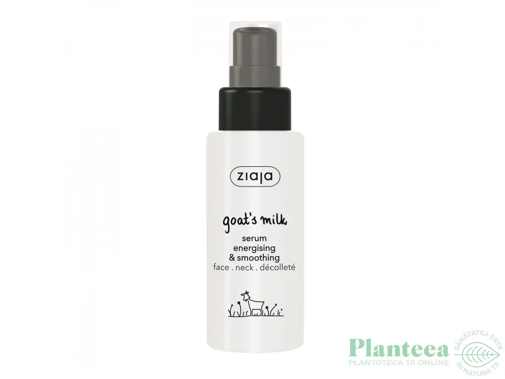 Ser energizant netezire fata gat decolteu Lapte Capra 50ml - ZIAJA