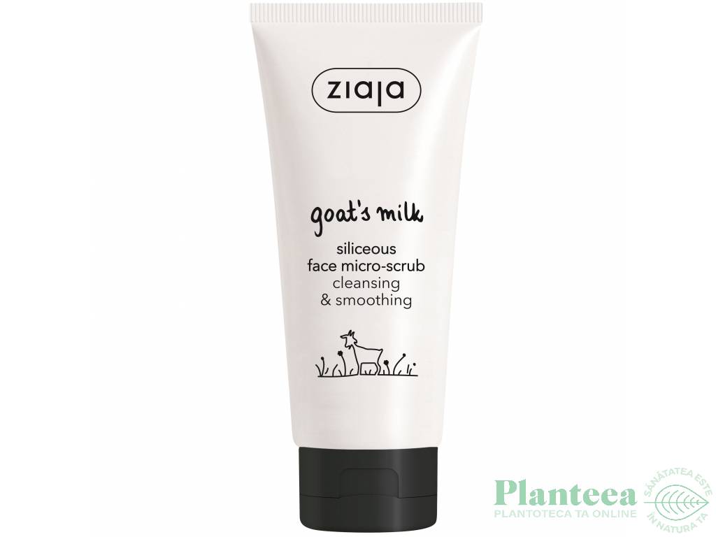 Scrub peeling enzimatic fata gat Lapte Capra 75ml - ZIAJA