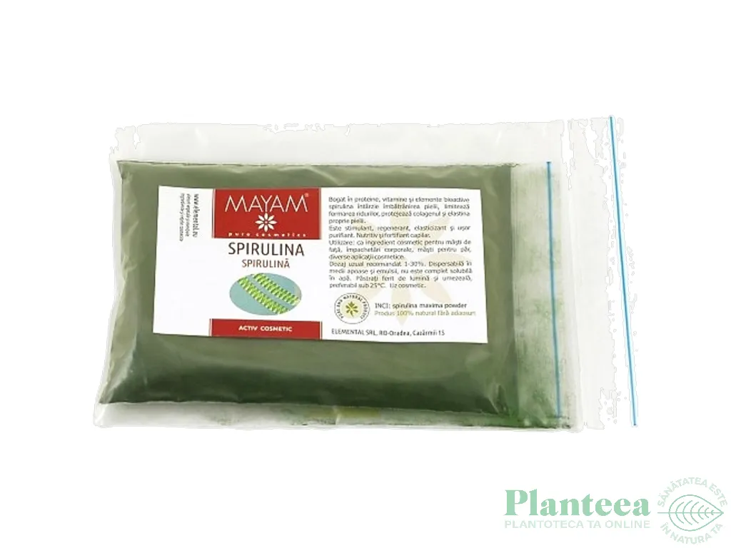 Spirulina pura pudra 50g - ELLEMENTAL