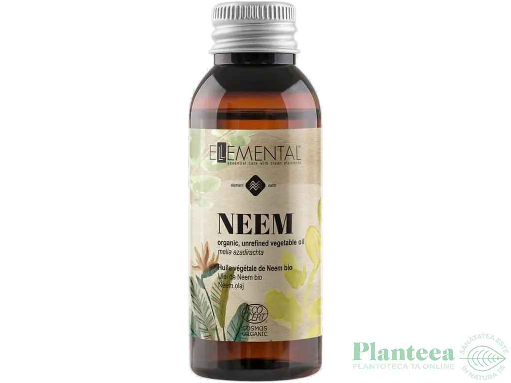 Ulei neem bio 50ml - ELLEMENTAL