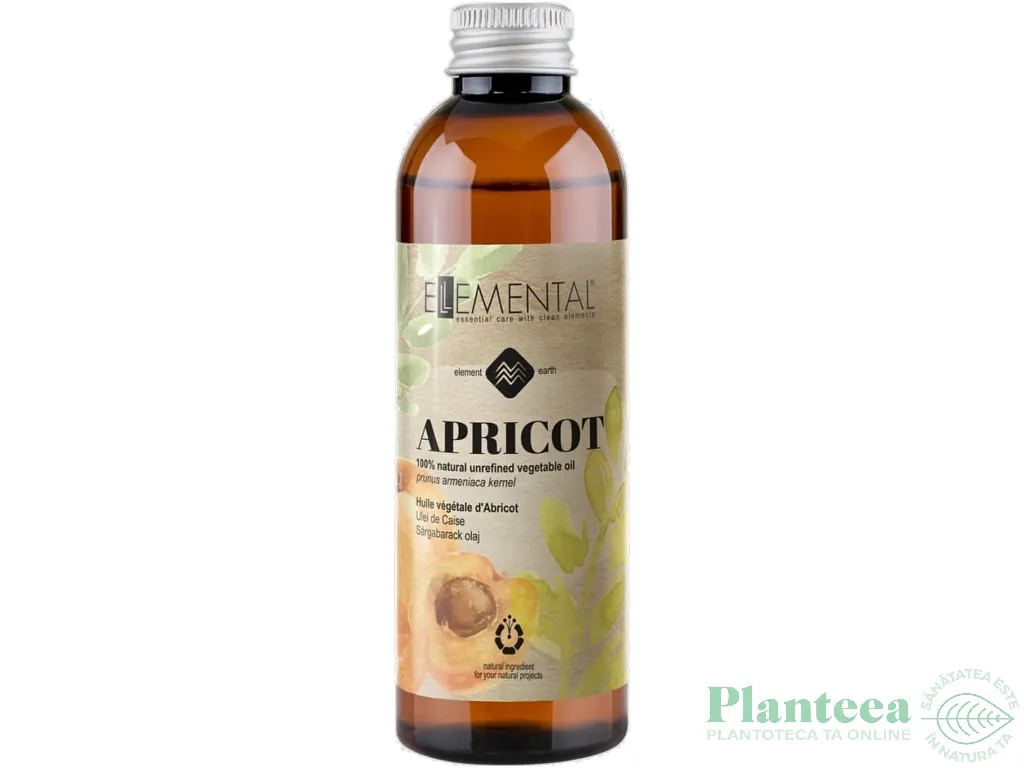 Ulei samburi caise organic 50ml - ELLEMENTAL