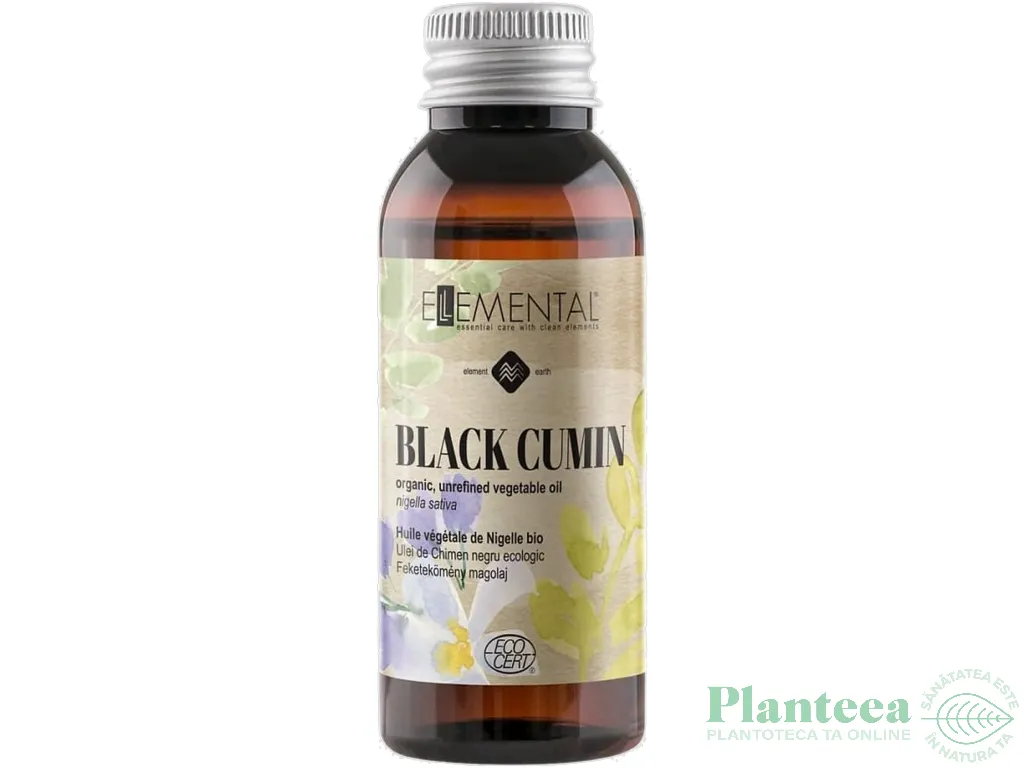 Ulei chimen negru bio 50ml - ELLEMENTAL