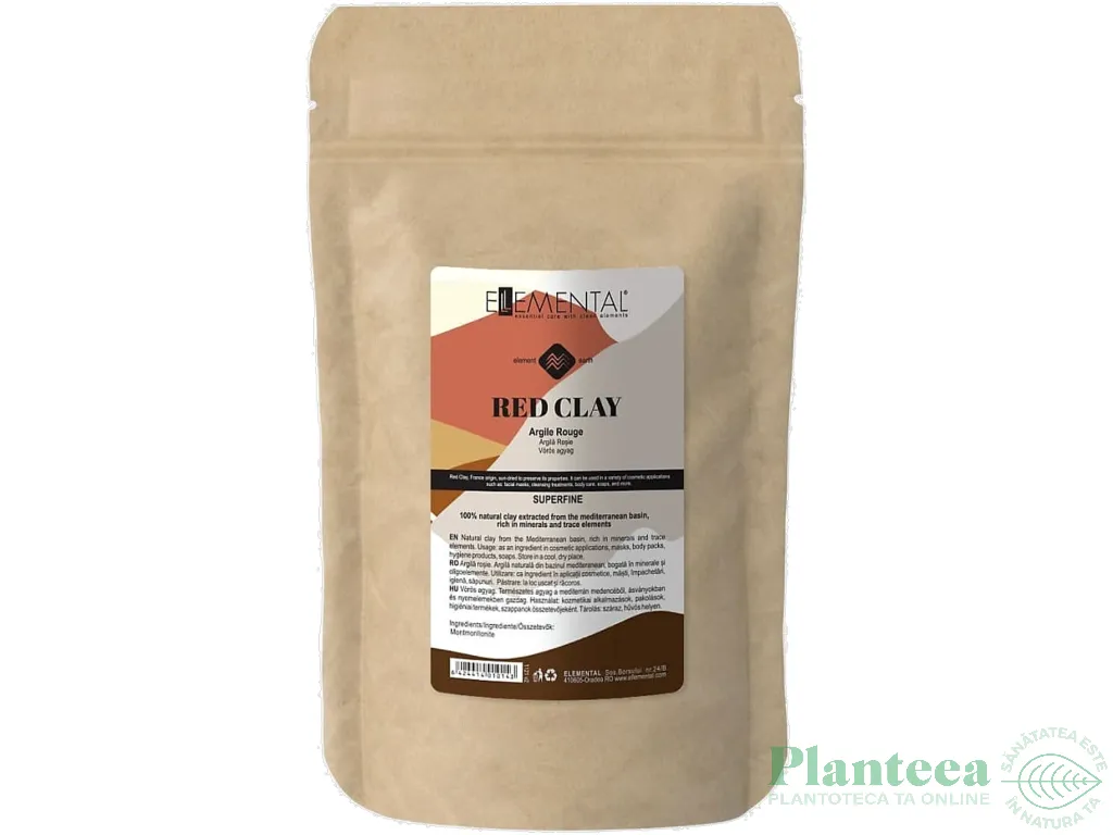 Argila rosie pudra 100g - ELLEMENTAL