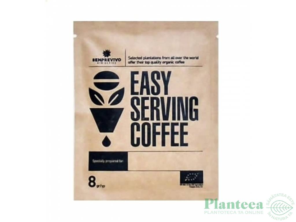 Cafea macinata cu filtru servire plic 8g - GEROUSSIS P&CO