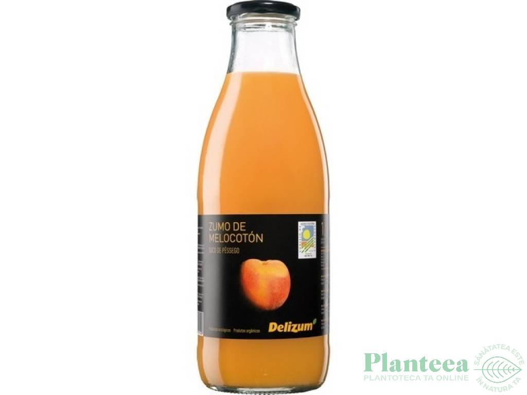 Suc piersica eco 750ml - DELIZUM