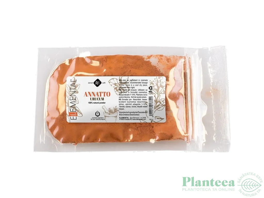 Pudra urucum 10g - ELLEMENTAL
