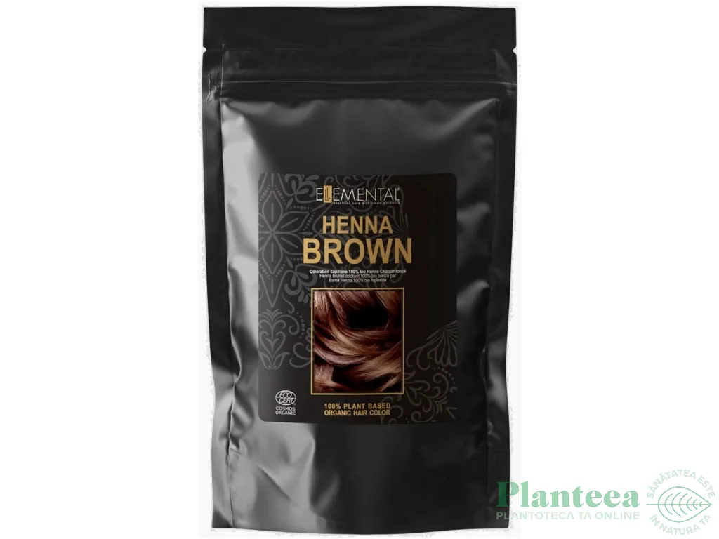Henna brunet pudra 100g - ELLEMENTAL