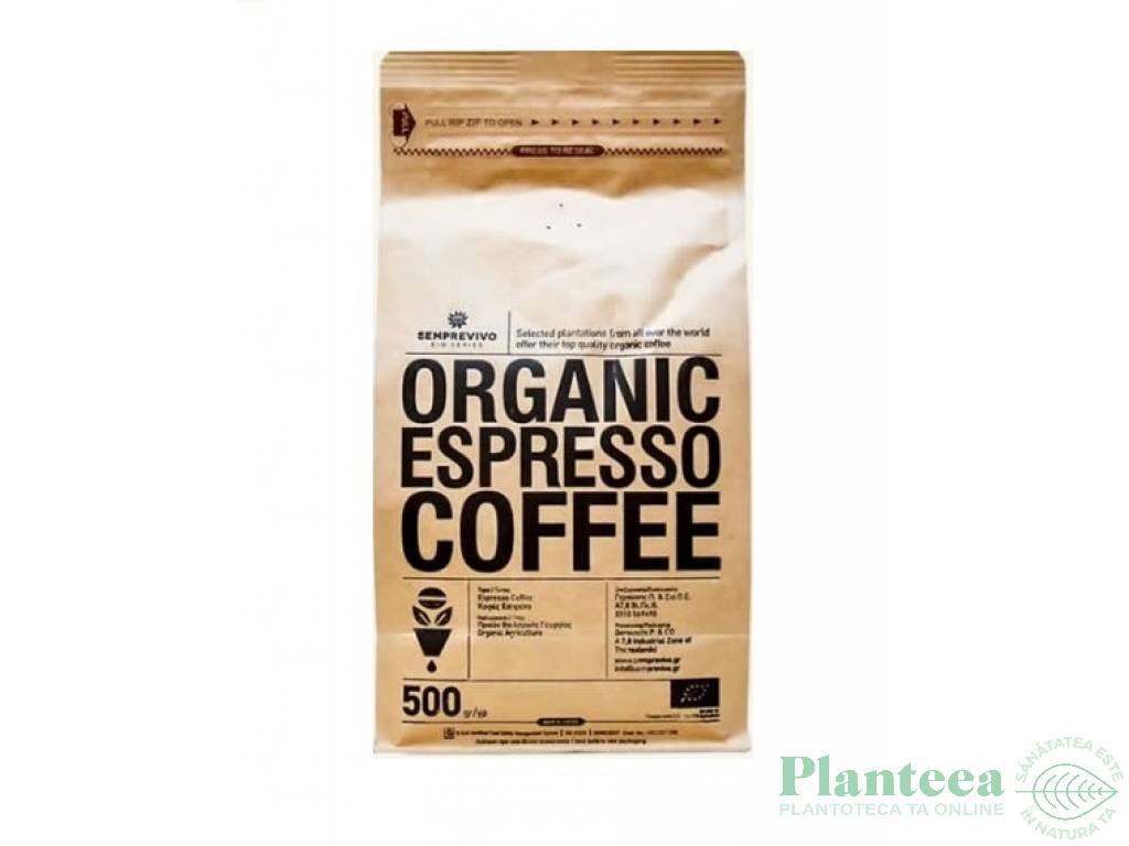 Cafea boabe espresso eco 500g - GEROUSSIS P&CO