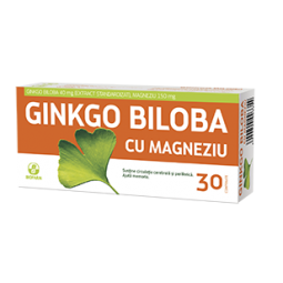 Ginkgo biloba magneziu 30cp - BIOFARM