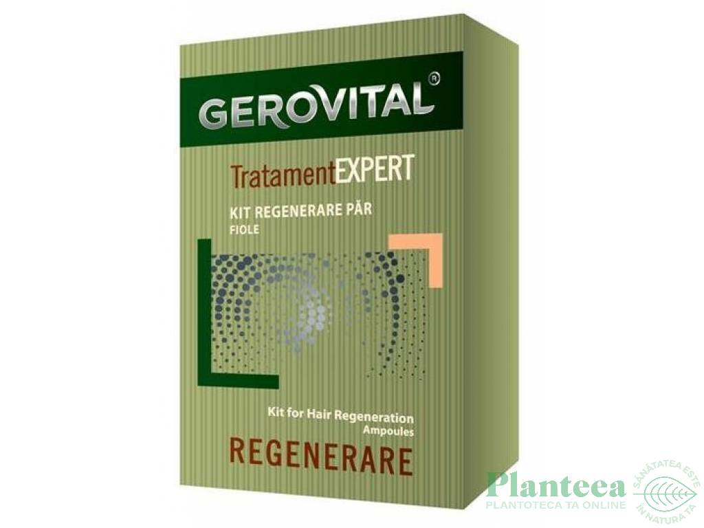 Kit Regenerare par fiole 10x5ml 10x10ml - GEROVITAL TRATAMENT EXPERT