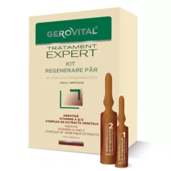 Kit Regenerare par fiole 10x5ml 10x10ml - GEROVITAL TRATAMENT EXPERT