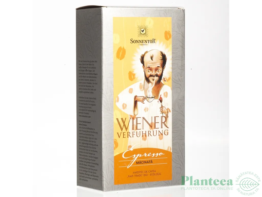 Cafea macinata arabica espresso Ispita Vieneza eco 500g - SONNENTOR