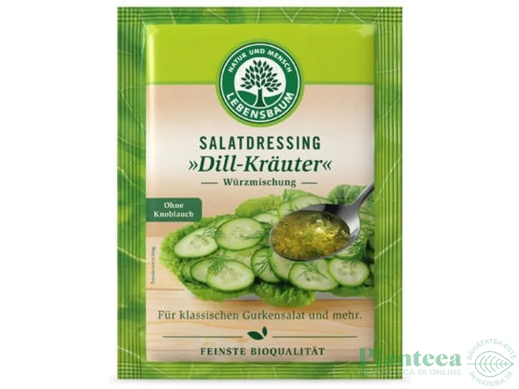 Dressing marar verdeturi pt salata castraveti eco 3plx8g - LEBENSBAUM