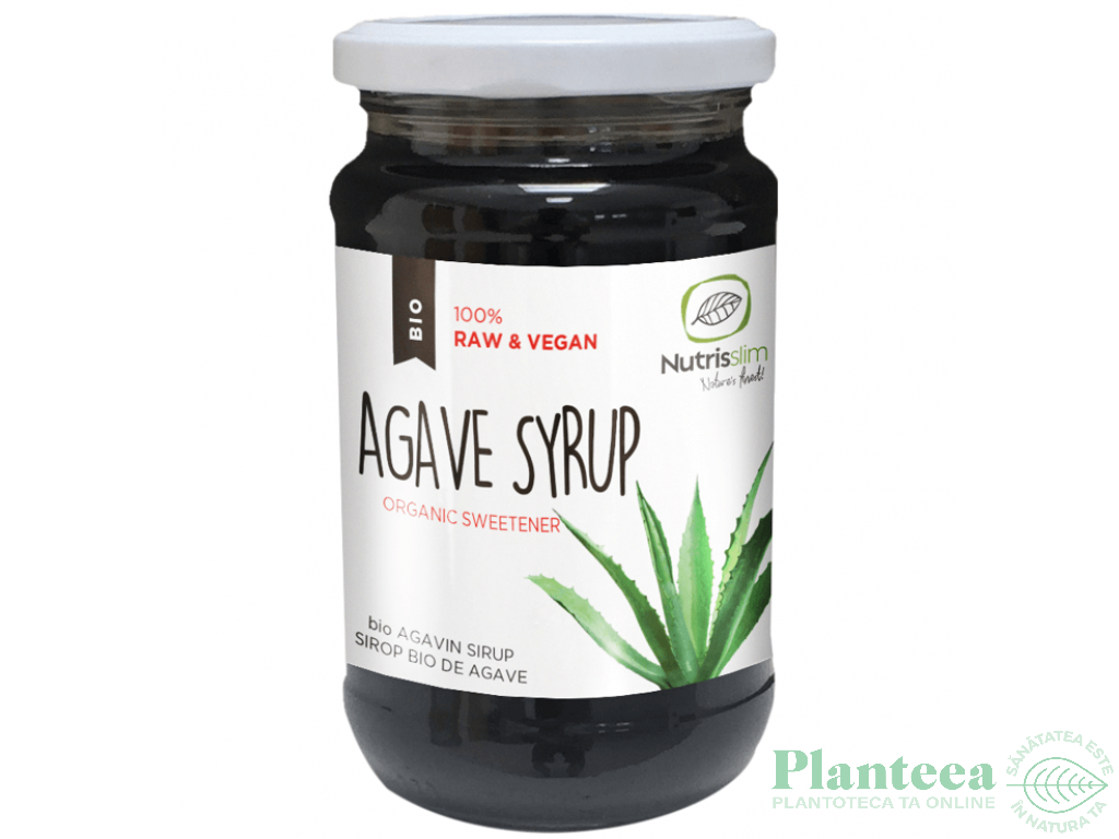 Sirop agave raw 370ml - NUTRISSLIM