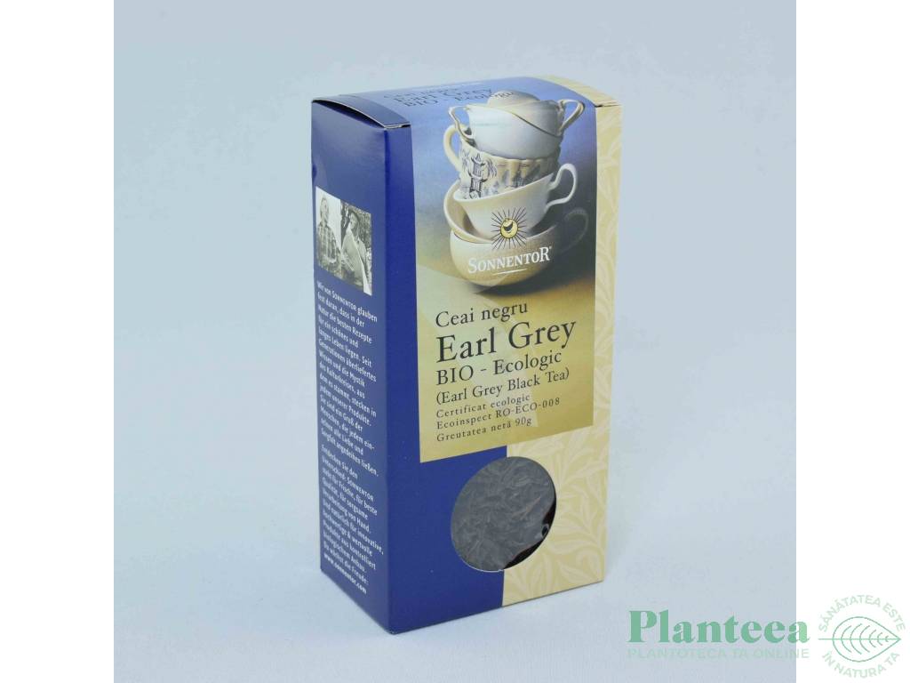 Ceai negru earl grey 90g - SONNENTOR