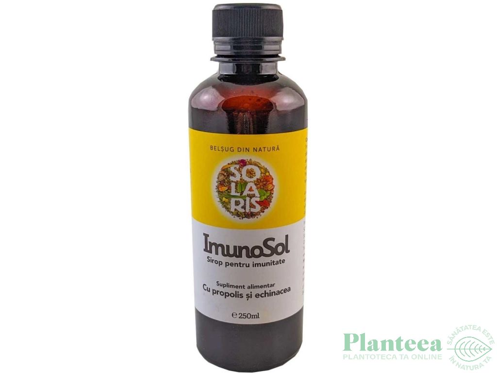 Sirop imunitate cu miere Imunosol 250ml - SOLARIS