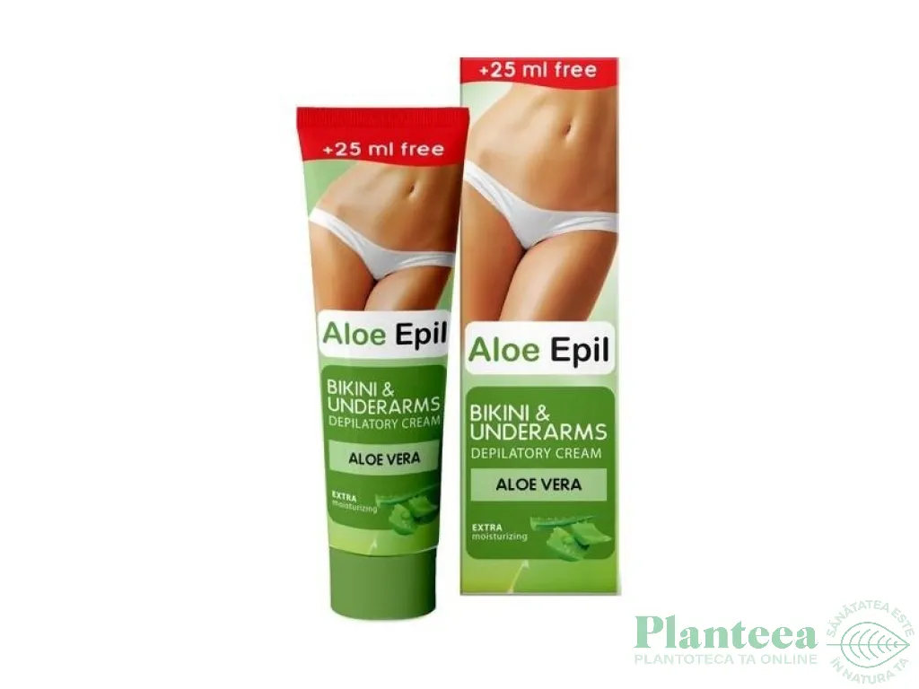 Crema depilatoare aloe vera 125ml - ELFA PHARM