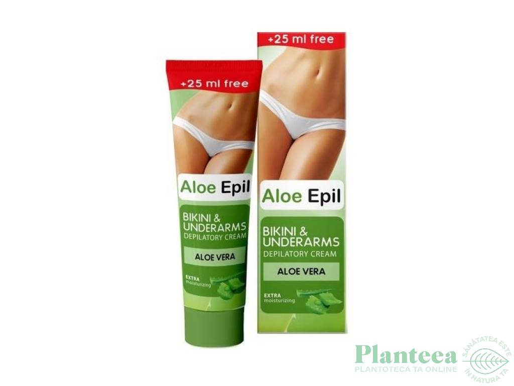 Crema depilatoare aloe vera 125ml - ELFA PHARM