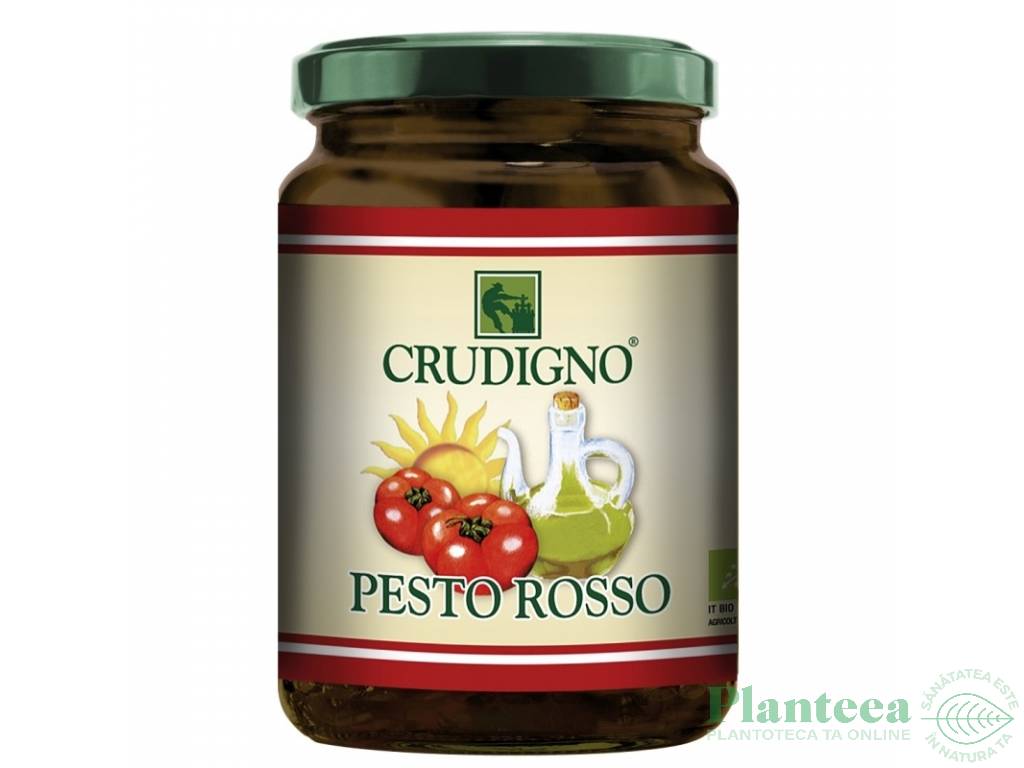 Pesto rosu eco 130g - CRUDIGNO