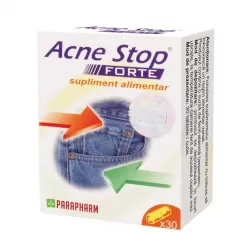 Pachet Acne stop forte 2x30cps - PARAPHARM
