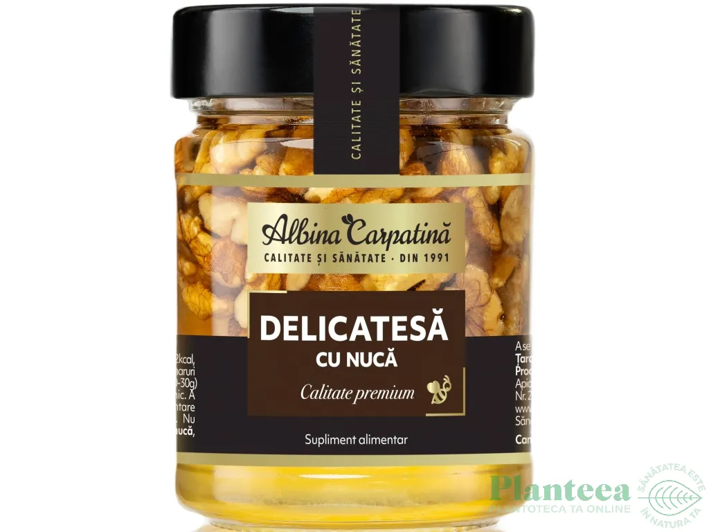Miere cu nuca Delicatesa 350g - ALBINA CARPATINA