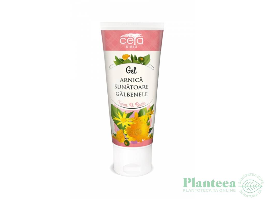 Gel arnica sunatoare galbenele 50ml - CETA SIBIU