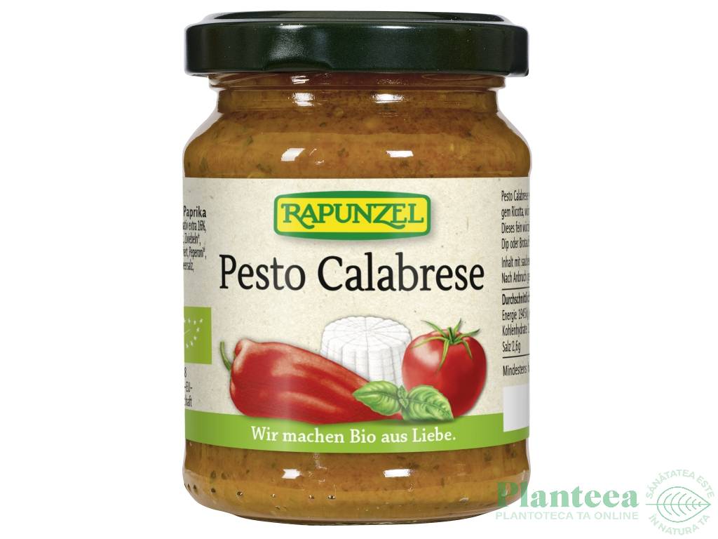 Pesto Calabrese eco 130ml - RAPUNZEL