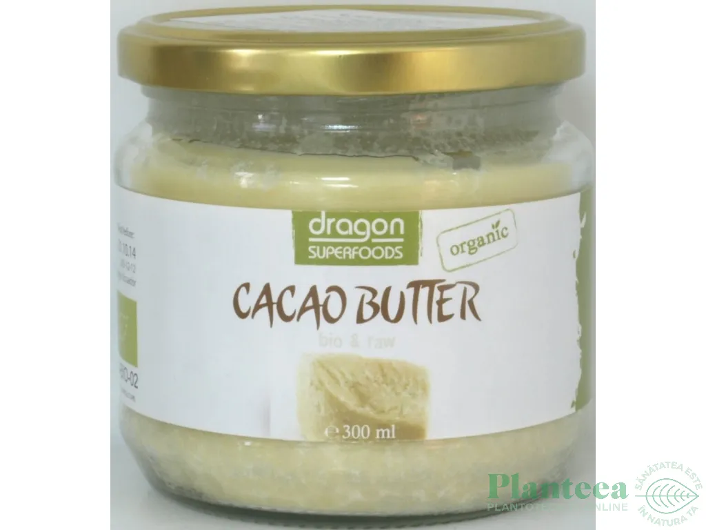 Unt cacao raw bio 100g - DRAGON SUPERFOODS
