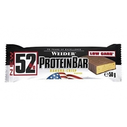 Baton proteic 52% ProteinBar banana crisp 50g - WEIDER